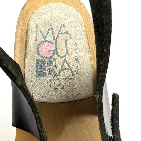 Maguba Black Clog Sandals Women's 10 US - Picture 10 of 10
